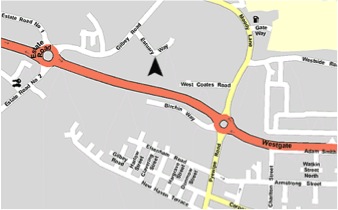 Map to Grimsby CRC