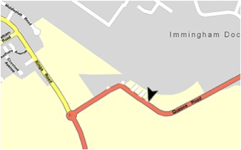 Map to Immingham CRC